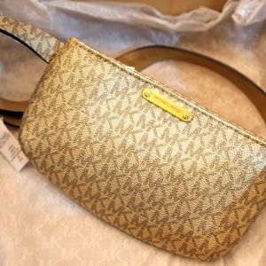 NEW Michael Kors Women's Belt Bag with MK printed logo